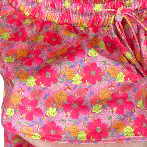 Love Shack Fancy Citrine Passion Sound Beach Floral Ruffle Mini Skirt SZ XS - Picture 8 of 13